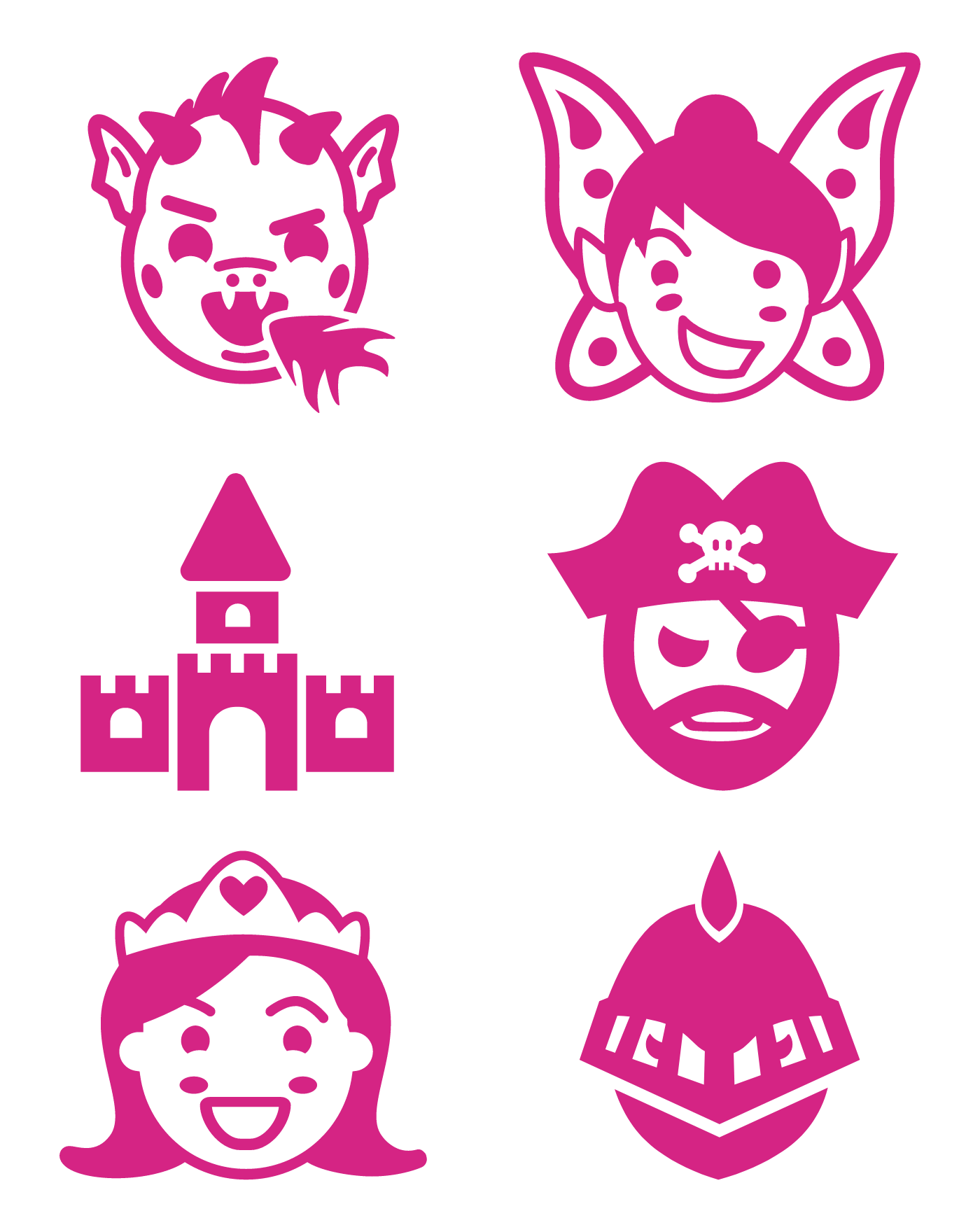 Fantasy Icons Designs