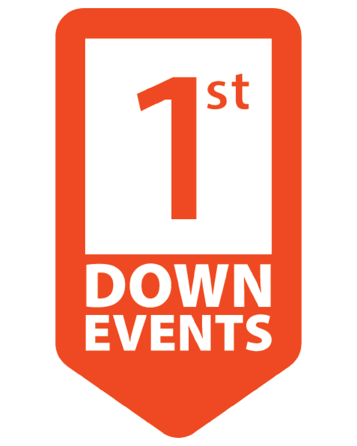First Down Events Logo