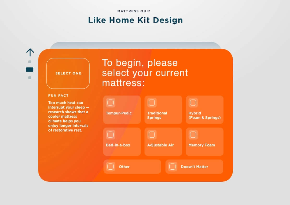 Tempur-Pedic Product Selector - Build Your Own Mattress